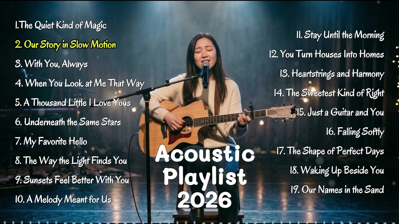 Top Acoustic Playlist 2026🎧 New English Acoustic Love Song | Viral TikTok Song