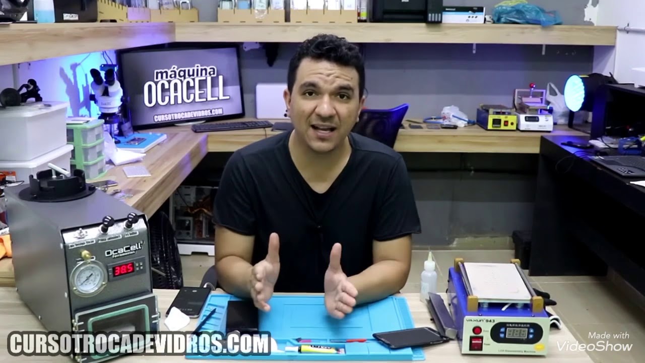Teste laminadora e tira bolha OcaCell com o Edy CompCell