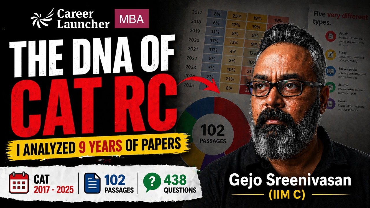 CAT RC Trends 2017-2026 | The Only Analysis You Need for CAT 2026 |  VARC1000 with Gejo