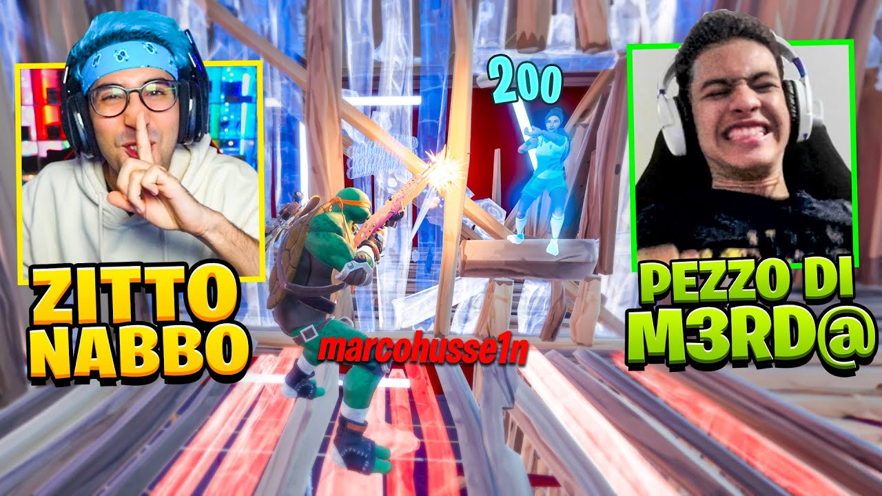 TROLLO un MARANZA in BOX FIGHT su FORTNITE *sclera troppo*