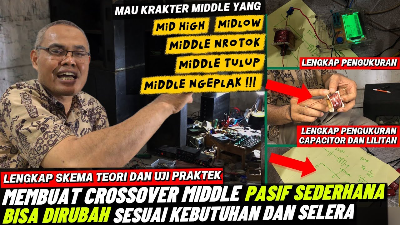 Membuat Crossover Middle || Membuat Crossove Pasif Sederhana Dengan Karakter Sesuai Selera
