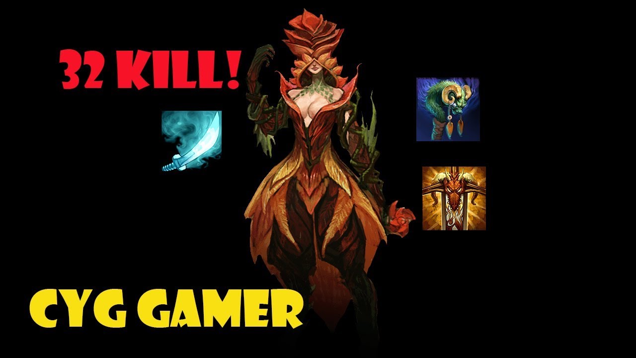 [Hon Gameplay] 32 kill! - silhouette - duiduiqu