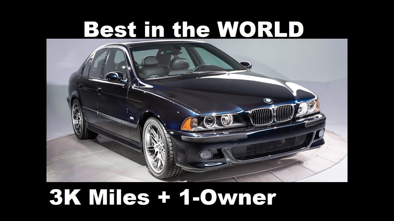 The Lowest Mileage 1-Owner 2003 E39 M5 Available In North America!