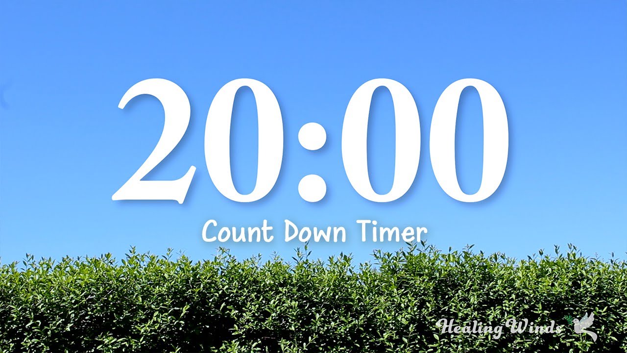 20 Minute Timer ⏳ Boost Your Motivation! Uplifting Morning Music for Work or Study