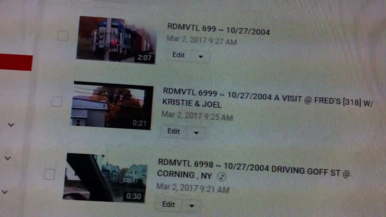 RDMVTL 21,411 ~ 3/31/2019 1 o1 {MY STUDIO} YT WORK POINT & DIARY @ CORNING , NY