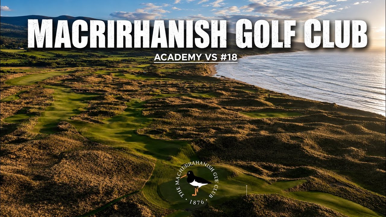 EX TOUR PRO против THE MACHRIHANISH GOLF CLUB — одно из лучших полей для гольфа в Шотландии