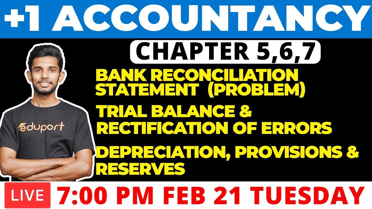 Plus One Model Exam | Commerce Accountancy 5, 6 & 7 | Full Revision