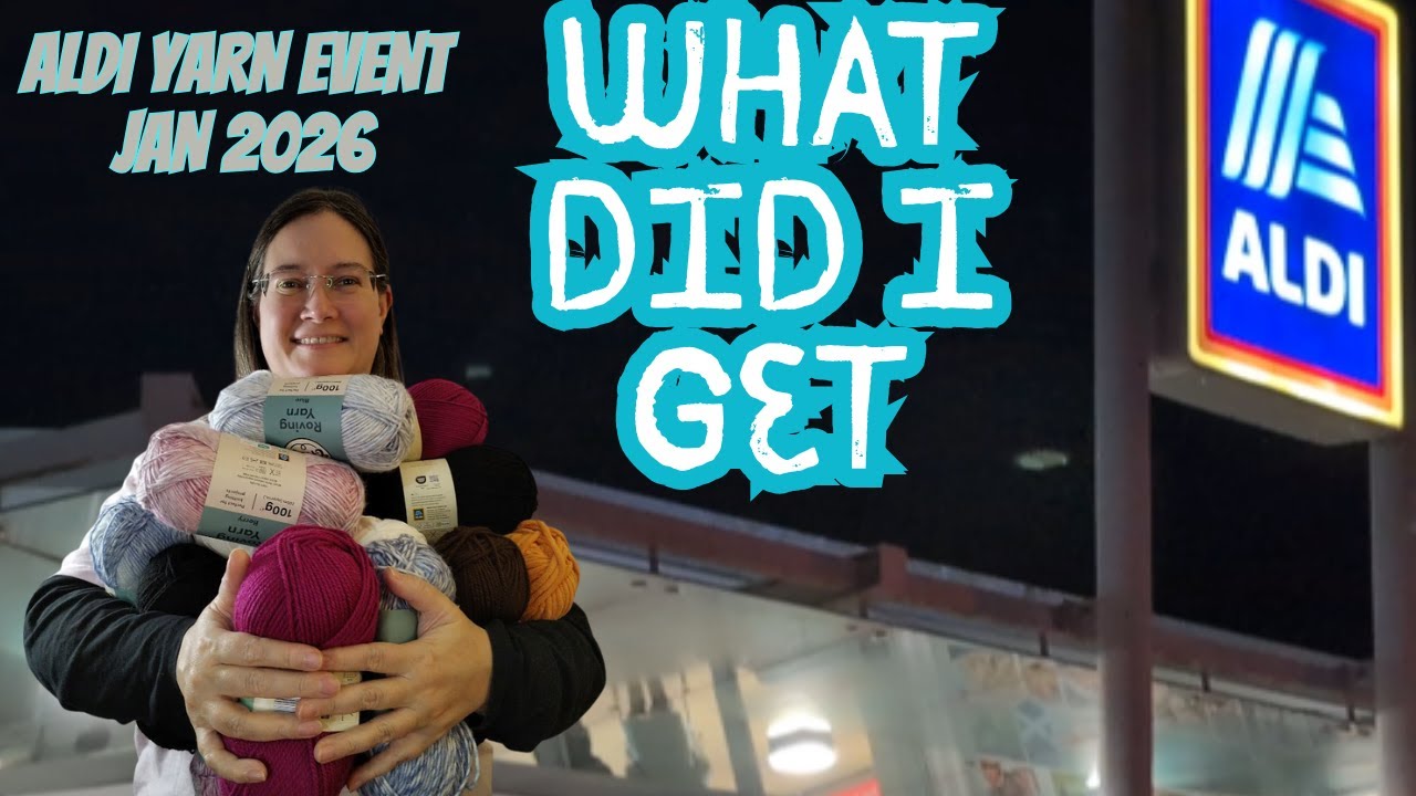 Massive ALDI Yarn Haul! 🧶 Shop With Mrs T & Unboxing | First Crochet Haul 2026 | ep 3