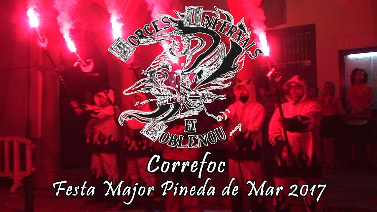 Forces Infernals de Poblenou. Correfoc Pineda de Mar 2017.