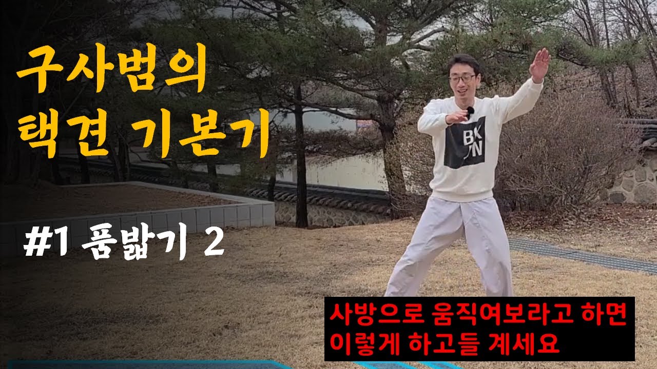 택견 기본기 배우기 #2 기본 스텝 품밟기 연습법 [Training Taekkyeon basic step]