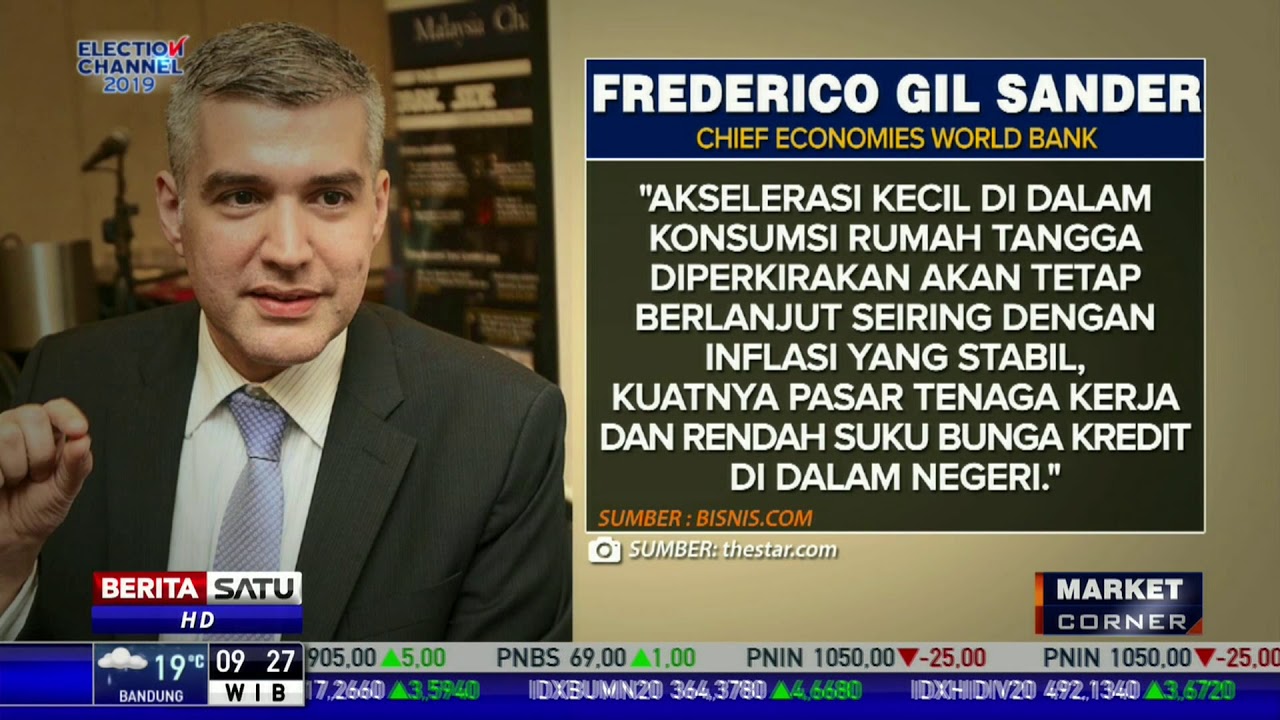 Bank Dunia Prediksi Pertumbuhan Ekonomi RI 5,2 Persen