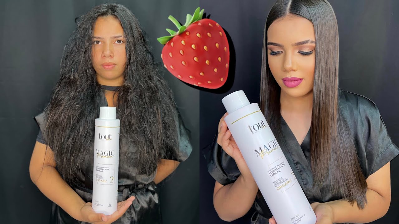 Liso perfeito de primeira com progressiva sem formol- Mágic Premium da Tout Lissie Professional 🍓