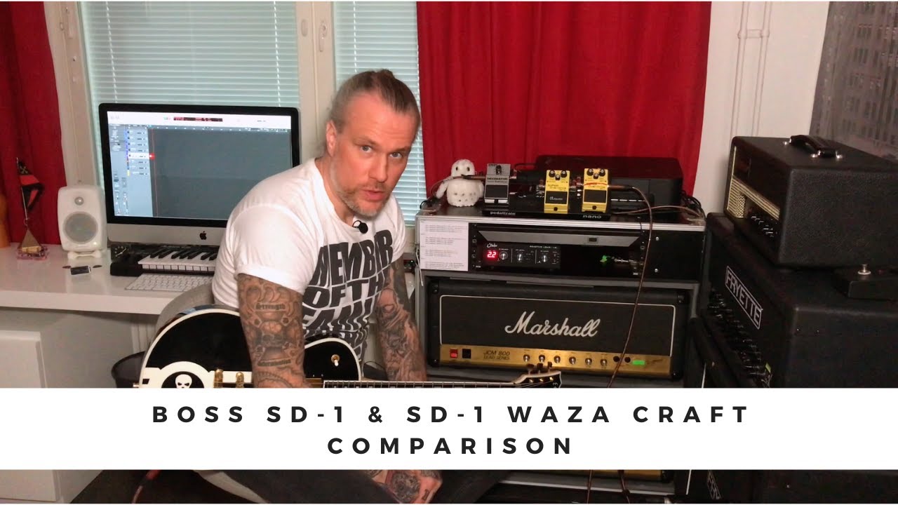 BOSS SD-1 vs. BOSS SD-1w Waza Craft comparison