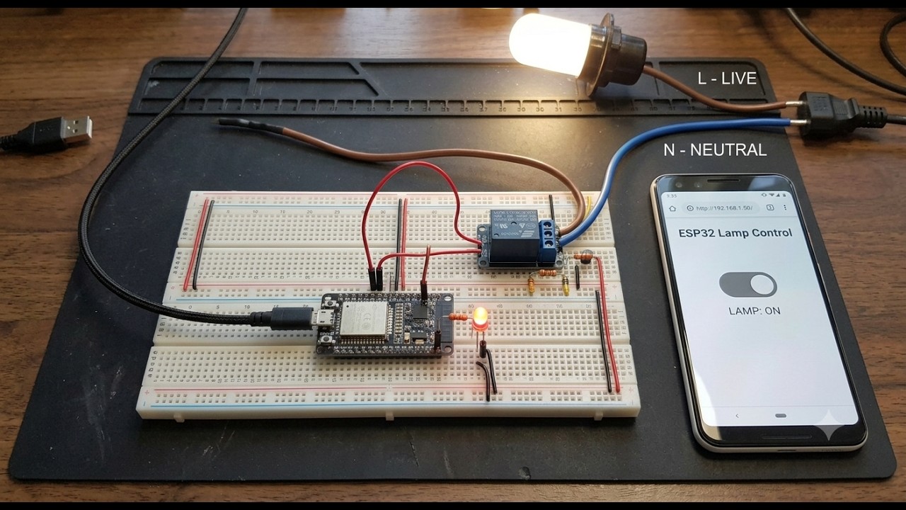 Управление бытовой техникой с помощью ESP32 через веб-сервер | Система управления одним пользоват...