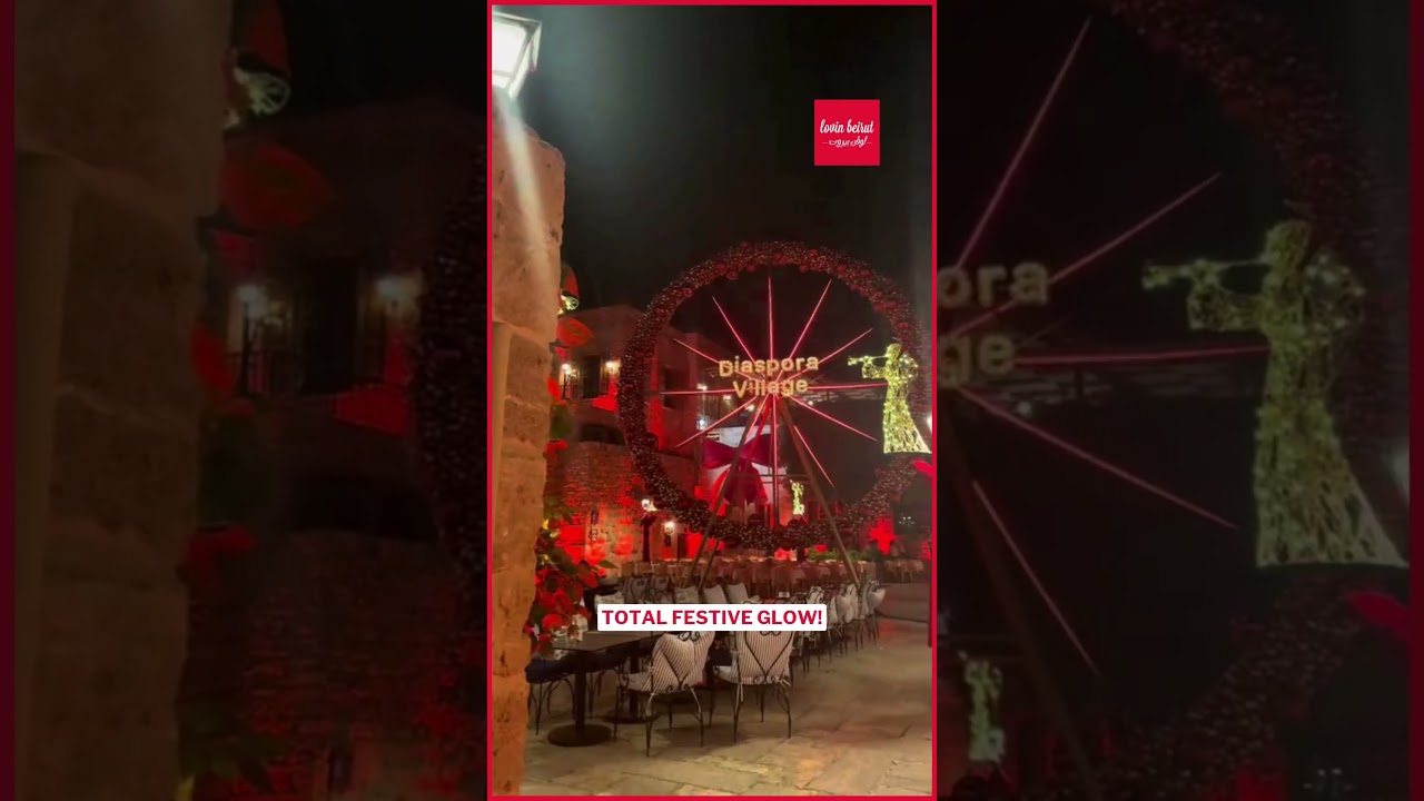 Batroun snapped into Christmas mode and it’s shining big time! 🎄🎉