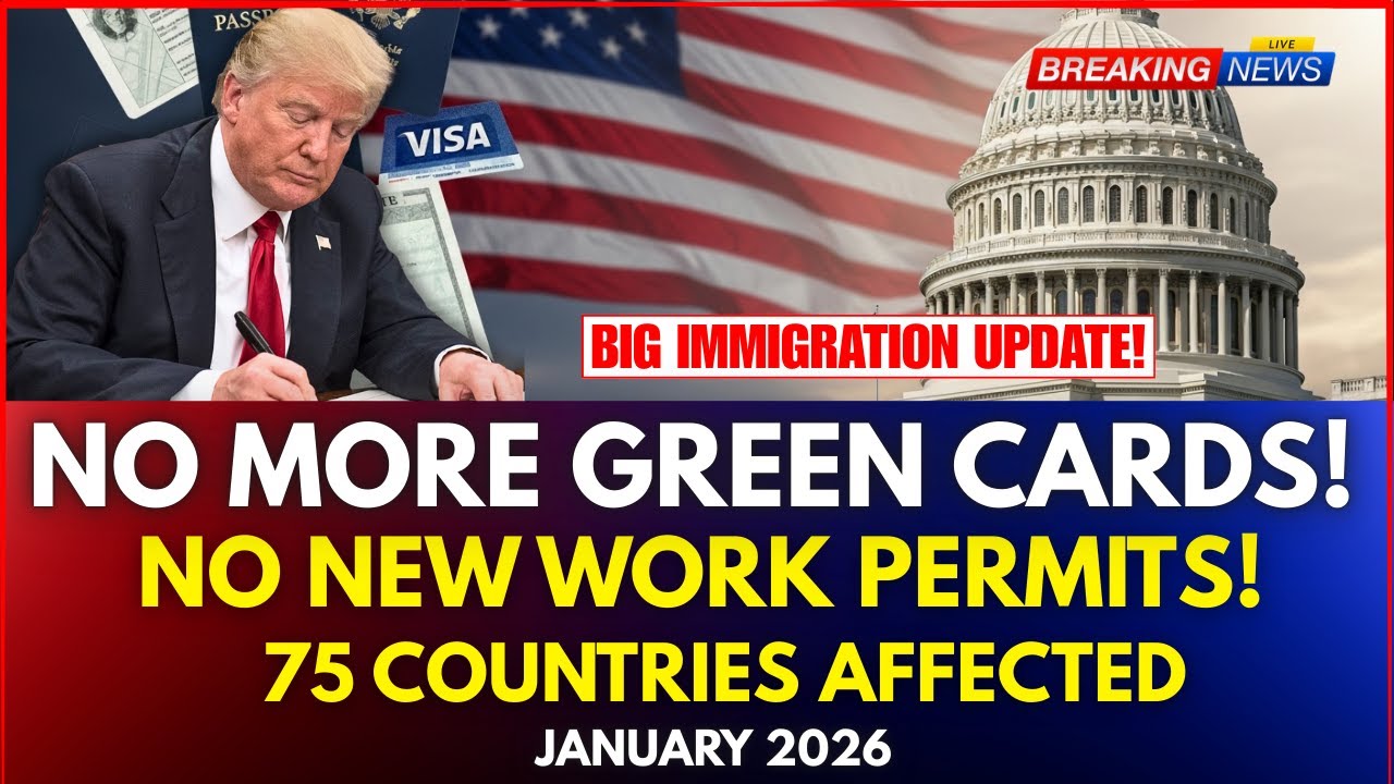No Green Cards: Trump Administration Freezes Immigrant Visas for 75 Countries — Who Can Still Come?