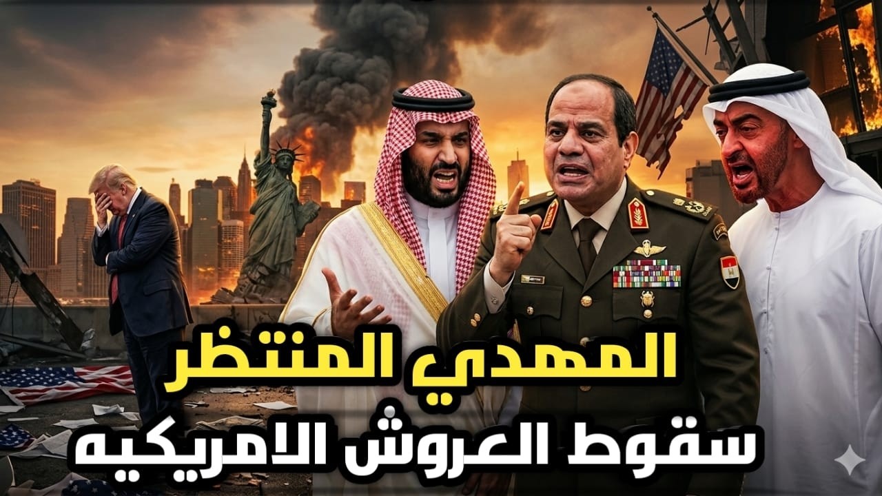 سقوط عرش امريكا وبداية ظهور المهدى المنتظر ودور الجيش المصري في الملحمه الكبري اخر الزمان