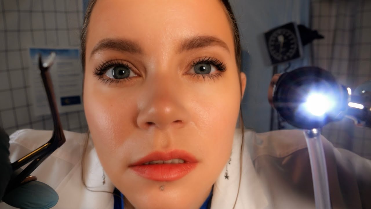 ASMR 👂 You Have Something in Your Ear 👂 Removing a Foreign Object | Extra Otoscope