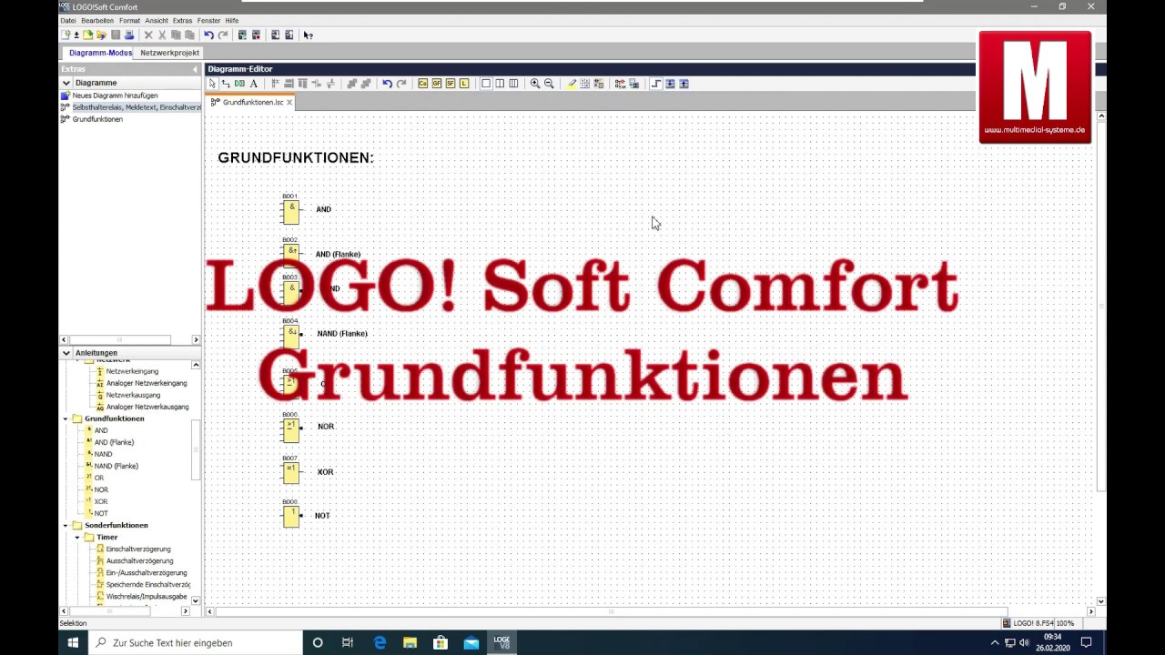 04 Siemens LOGO! Soft Comfort Grundfunktionen