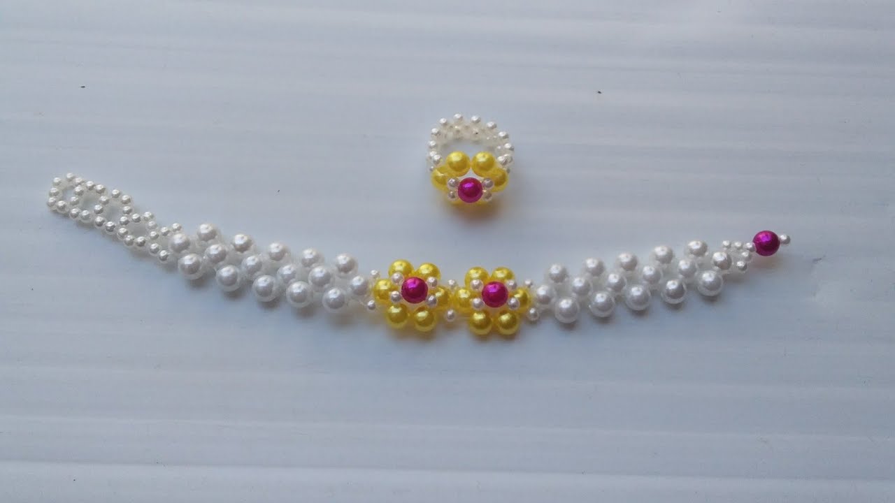 Pulseira de pérolas  infantil + tirando  dúvidas/Daniela Pereira