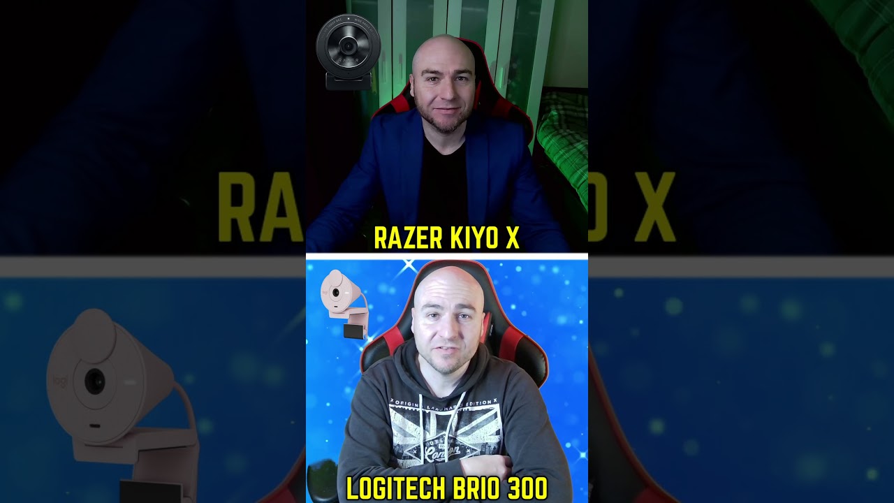 Which Webcam Microphone Is Better? | Razer Kiyo X vs Logitech Brio 300