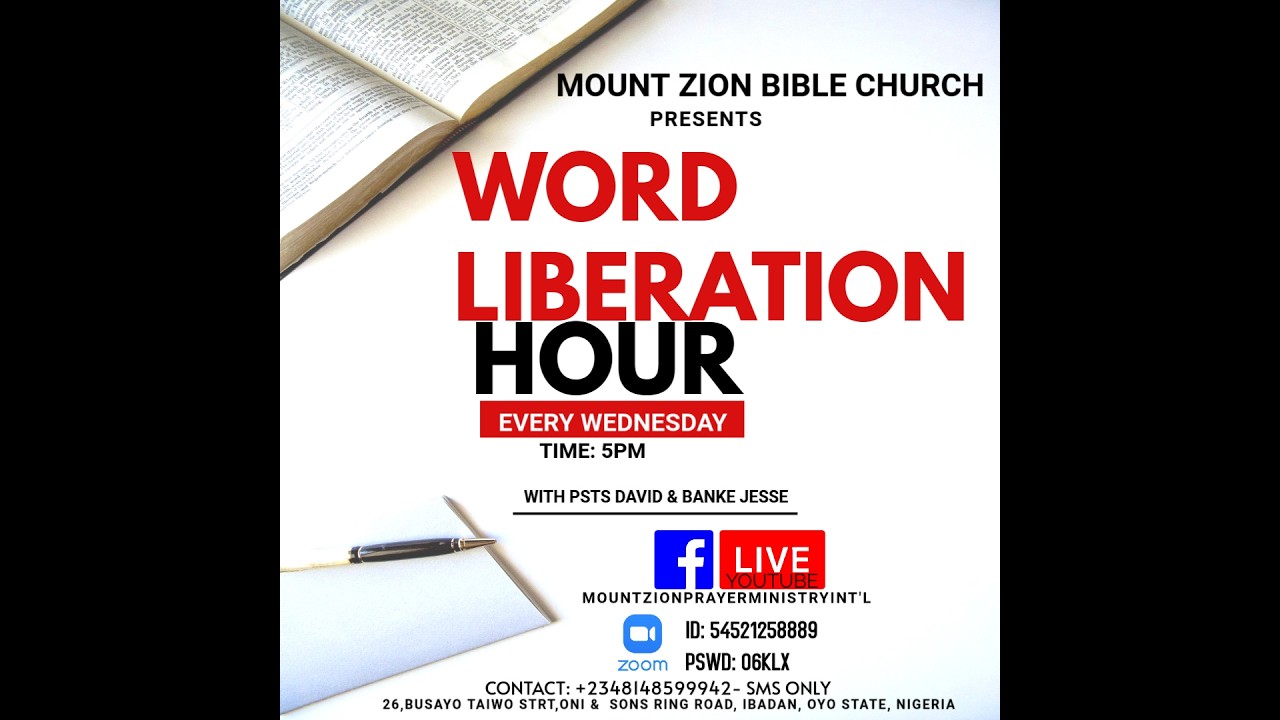WORD LIBERATION HOUR// 04-02-2026