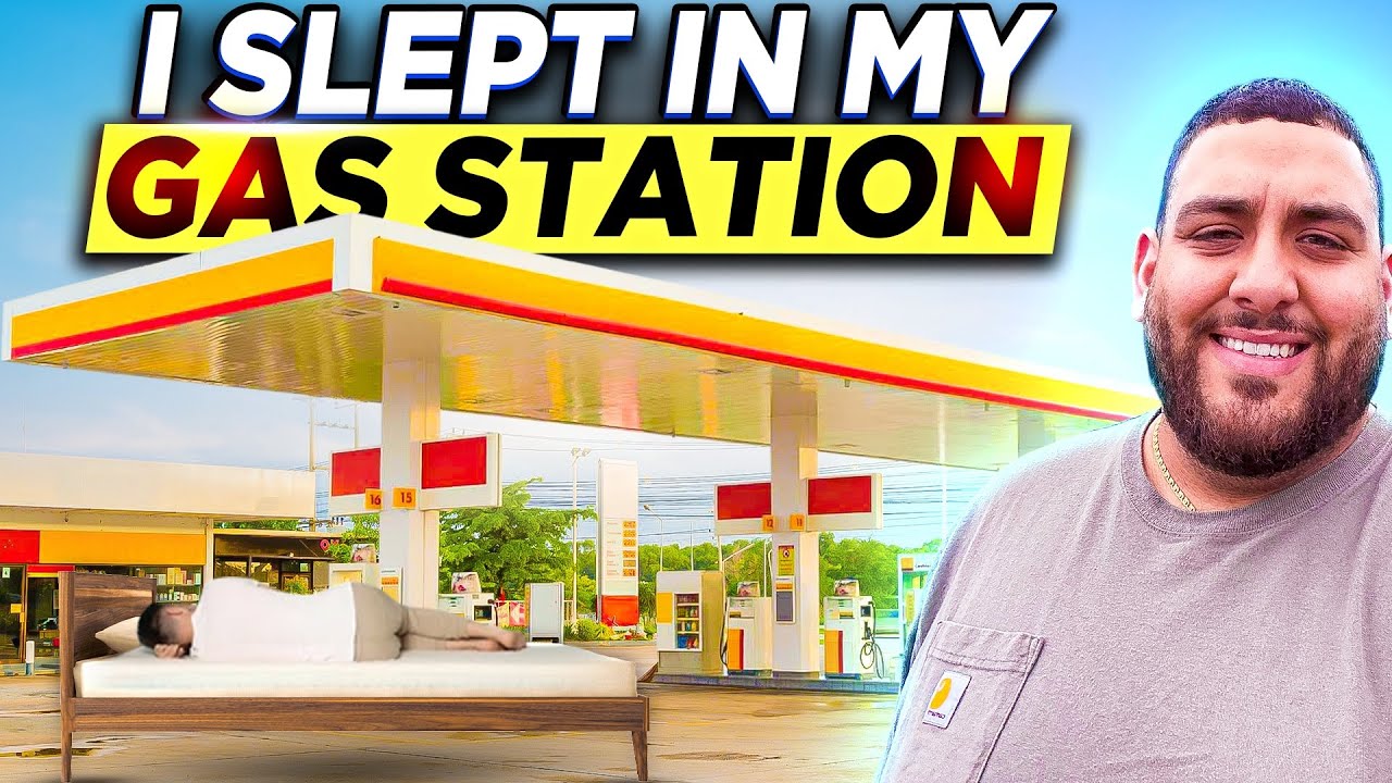 I SLEPT IN MY GAS STATION?! Day in the life of a new gas station owner