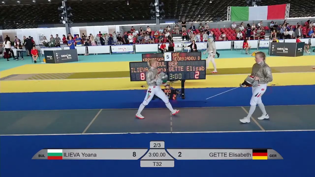 Euro Champs 2025 SWS - L32 - Yoana Ilieva BUL v Elisabeth Gette GER