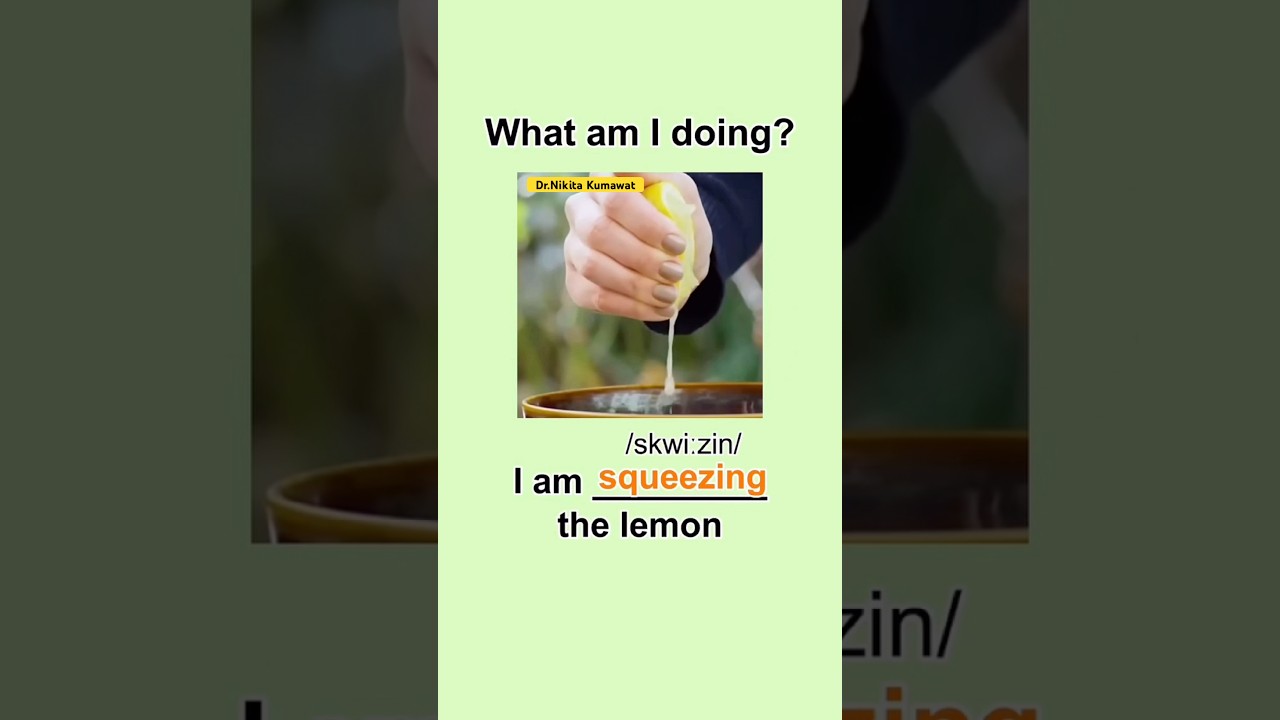 What am I doing | Sentence | Vocabulary 