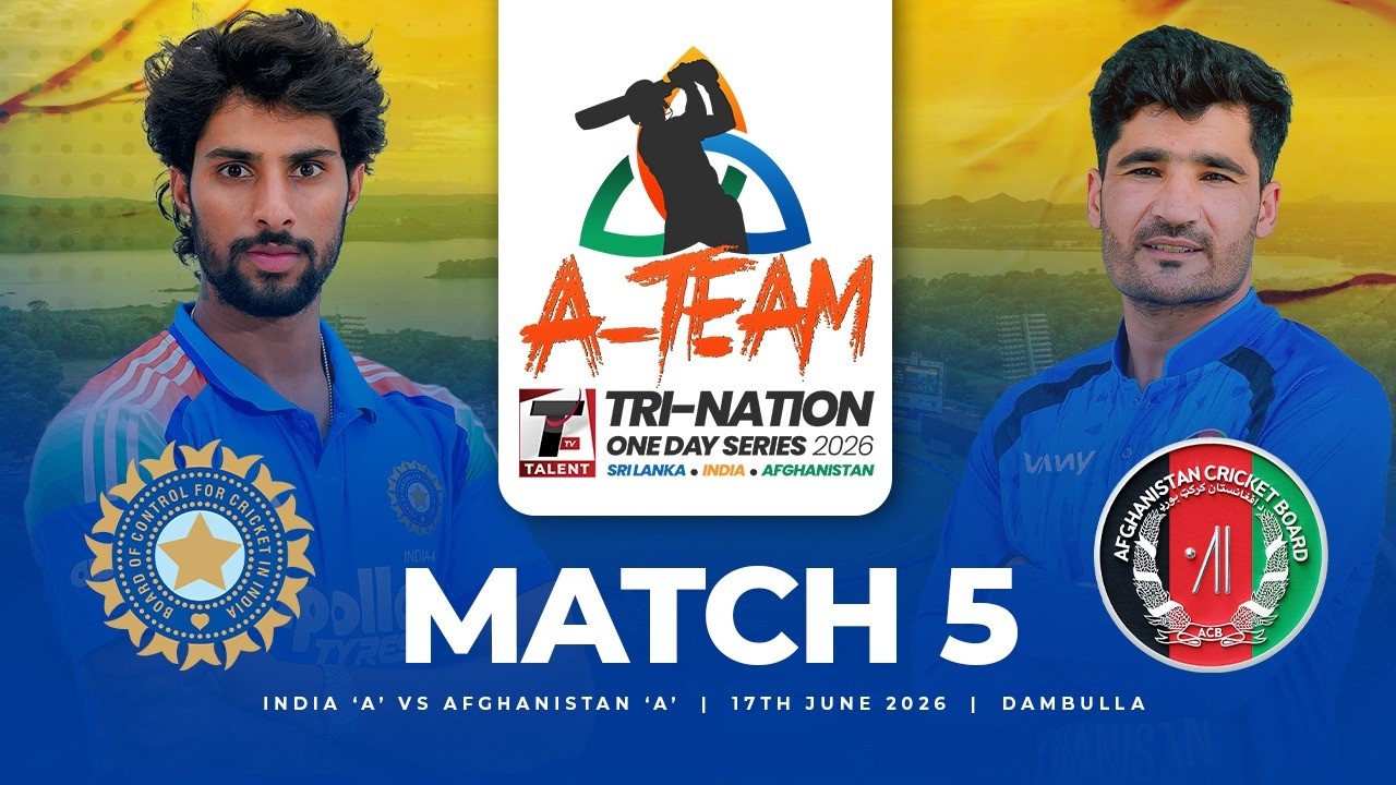 🔴 LIVE | One Day Match No - 05 | IND 'A' vs AFG 'A' | A Team Tri-Nation One Day Series 2026