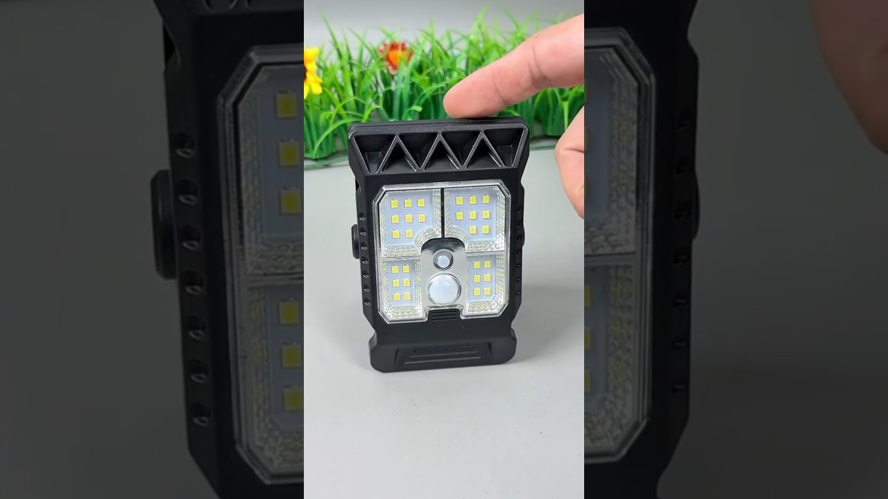 “Smart solar light that knows when you arrive.” 