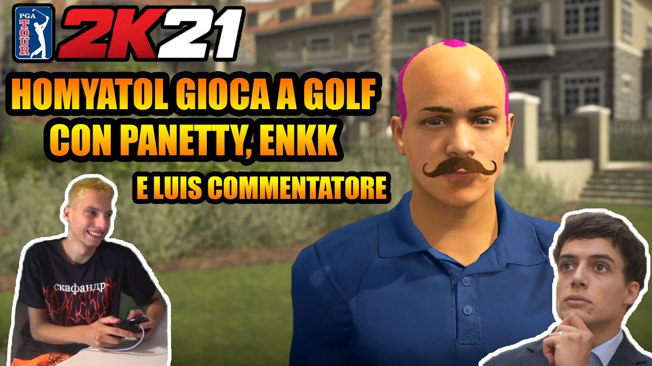 HOMYATOL GIOCA A GOLF CON PANETTY, ENKK E LUIS COMMENTATORE! | HOMYATOL LIVE