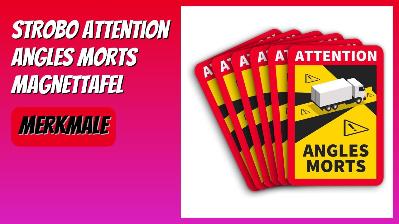 BEWERTUNG (2026): STROBO Attention Angles Morts Magnettafel. Infos