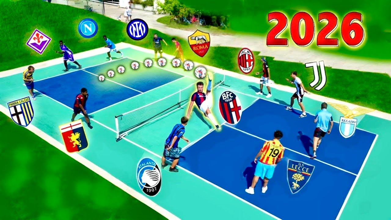 CALCIO TENNIS con tutte le squadre di SERIE A! *IL PI&Ugrave; GRANDE D'ITALIA*