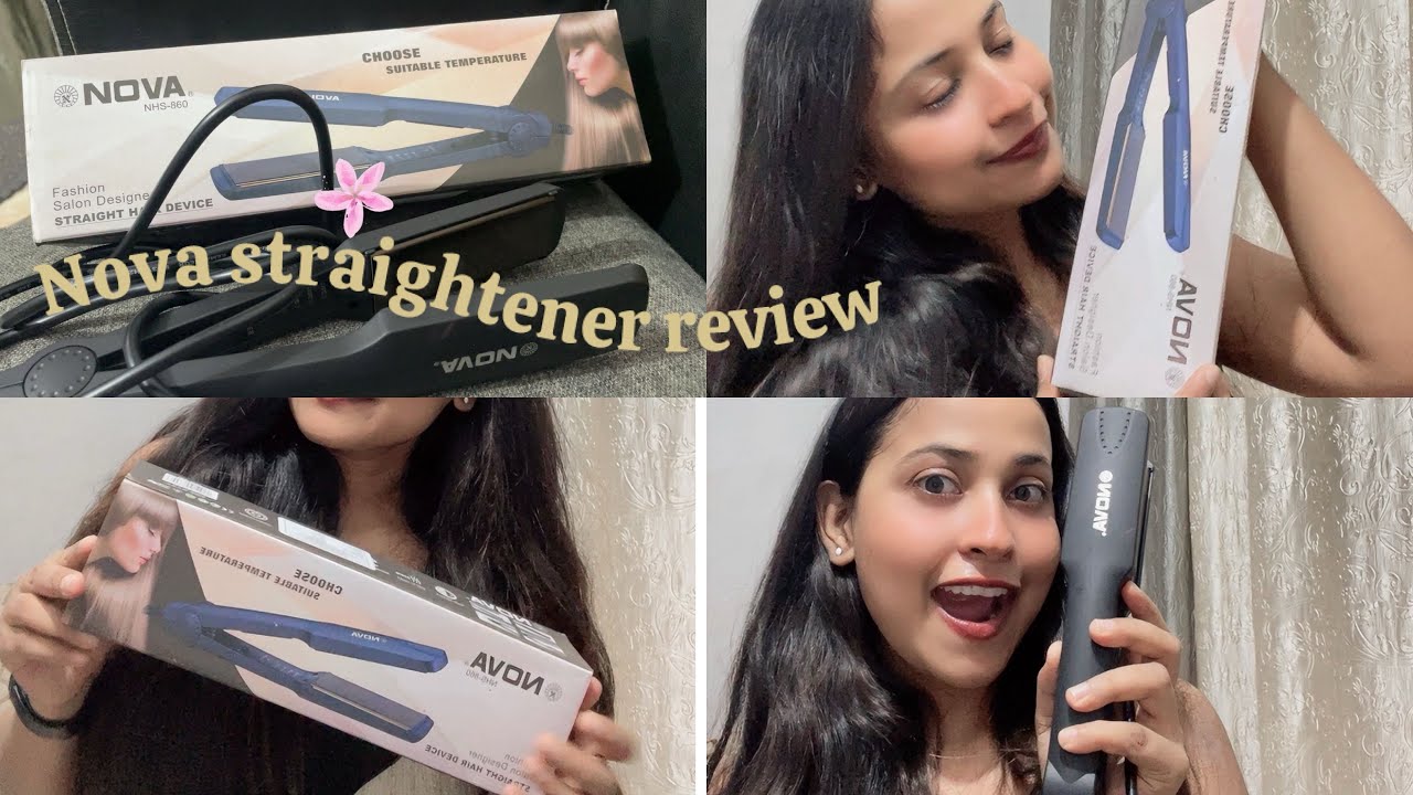 Nova straightener review  😭😭 last tak dekho ☠️🥹 #review #straightener #nova ￼￼