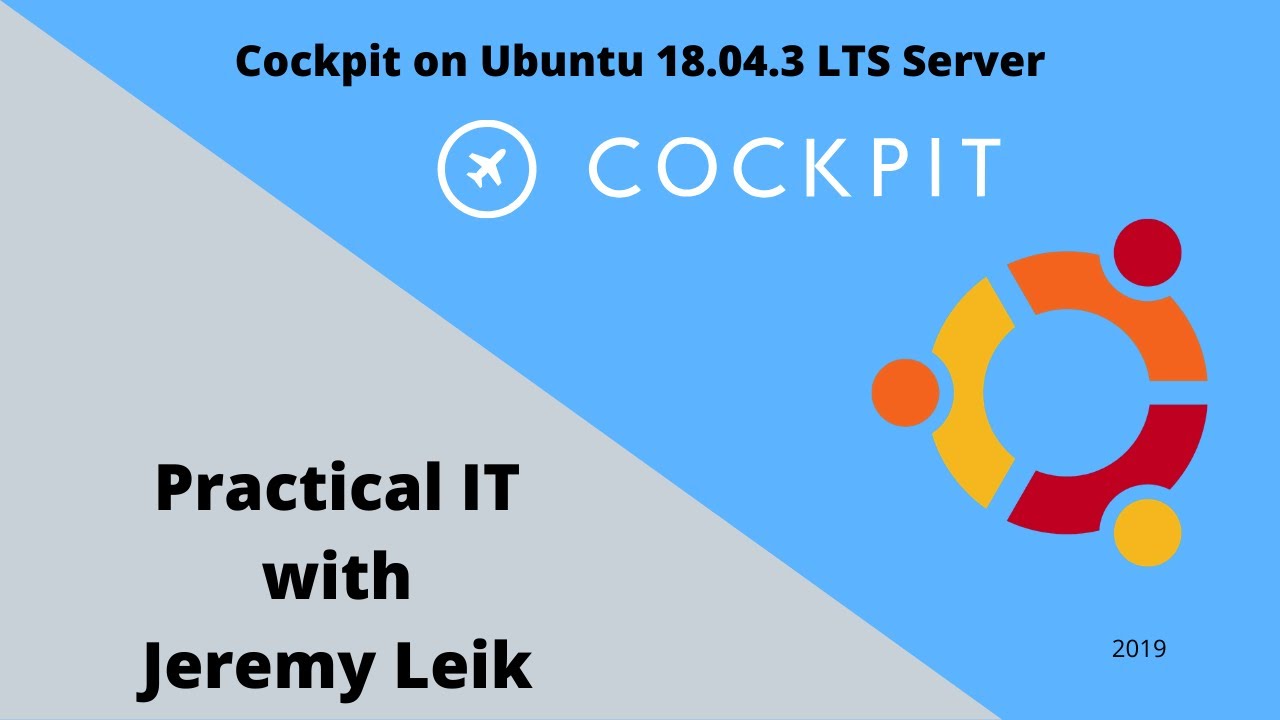 Ubuntu Server Administration with Cockpit Web Interface