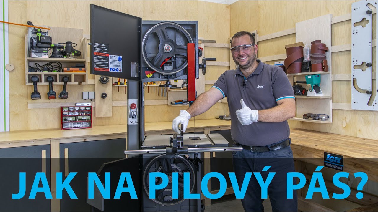 Jak seřídit pilový pás na pásové pile? | IGM nástroje a stroje
