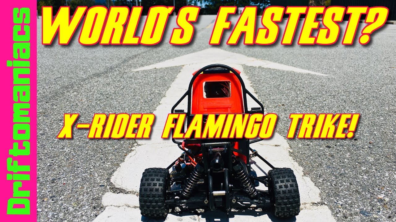 Worlds Fastest X-Rider Flamingo? 3S Brushless Conversion!