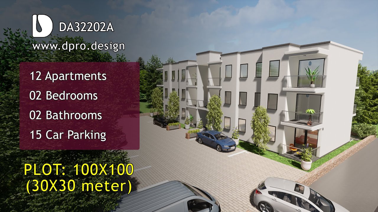 Can You Fit 12 Apartments in a 100X100 Plot House in Senegal?