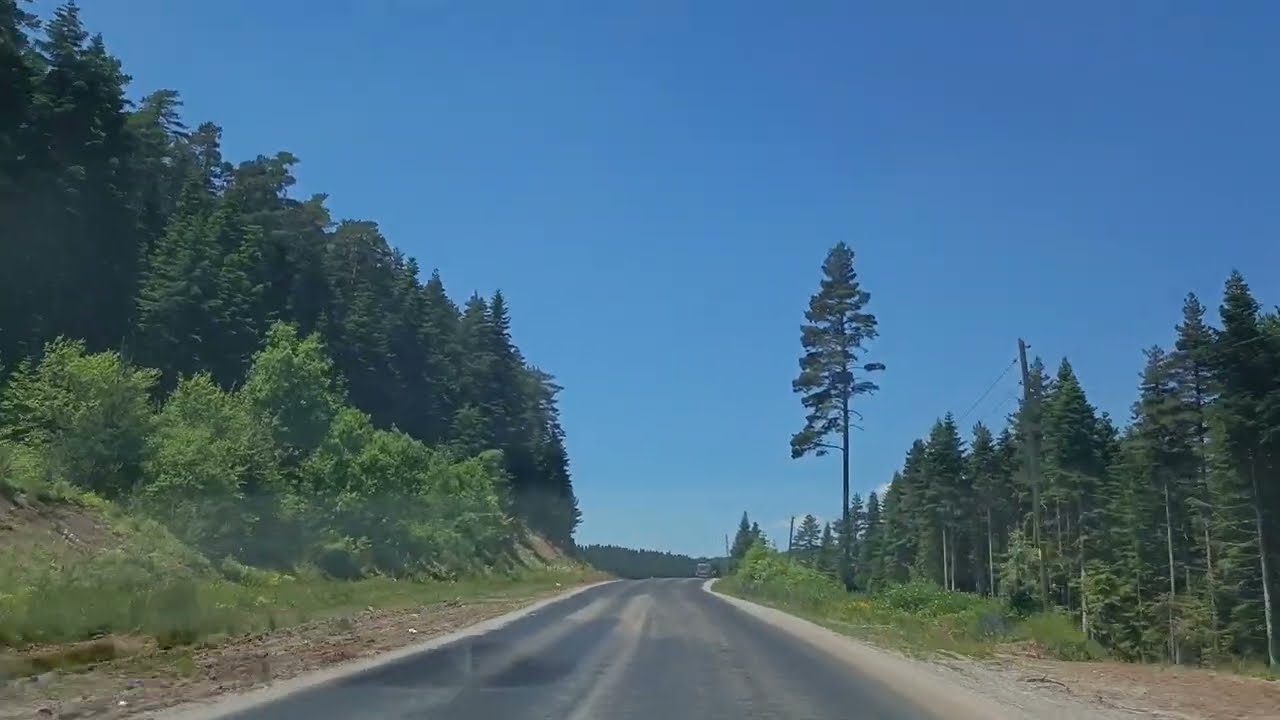 Çatalzeytin Kastamonu yolu. orman yolu dağlar arasindan yolculuk Kastamonu Çatalzeytin yolu Türkeli