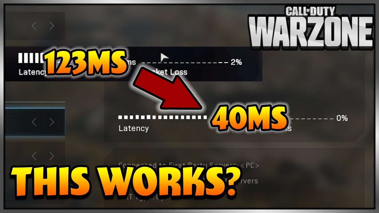 How I Dramatically Reduced My Ping in Warzone!
