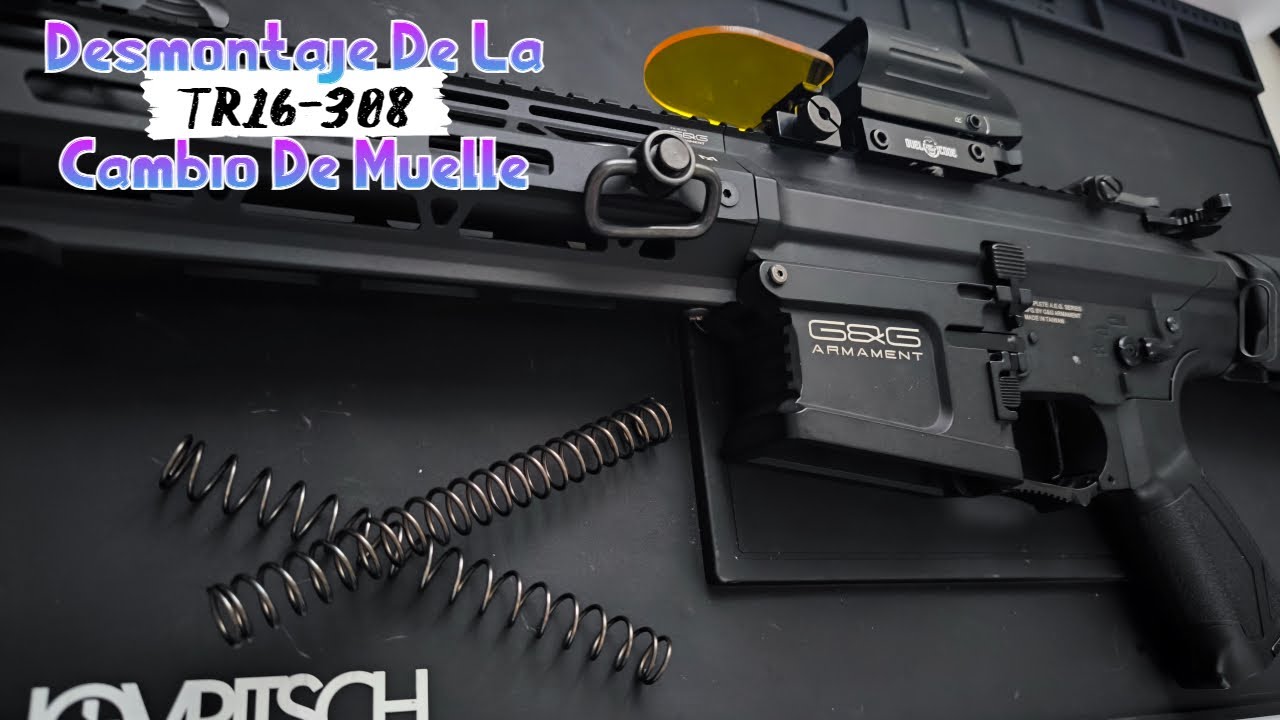 Cambio De Muelle TR16 308 G&G - Tutorial Desmontaje - #airsoft #airsofters #airsoftreviews