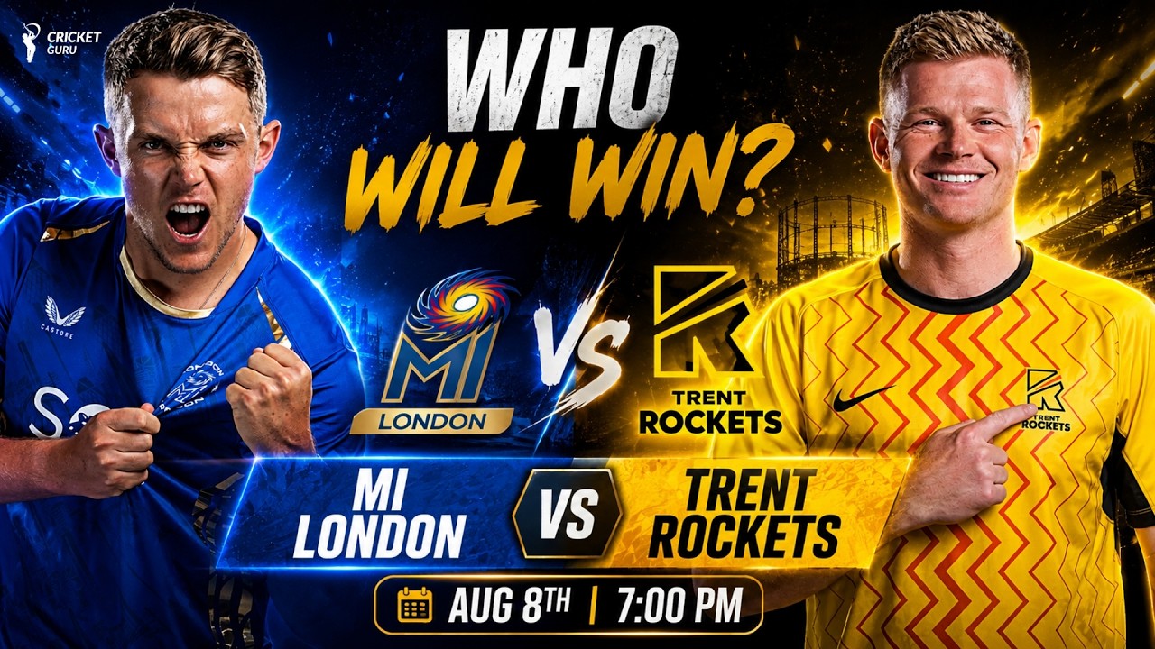 Trent Rockets vs MI London 25th MATCH PREDICTION | THMC 2026