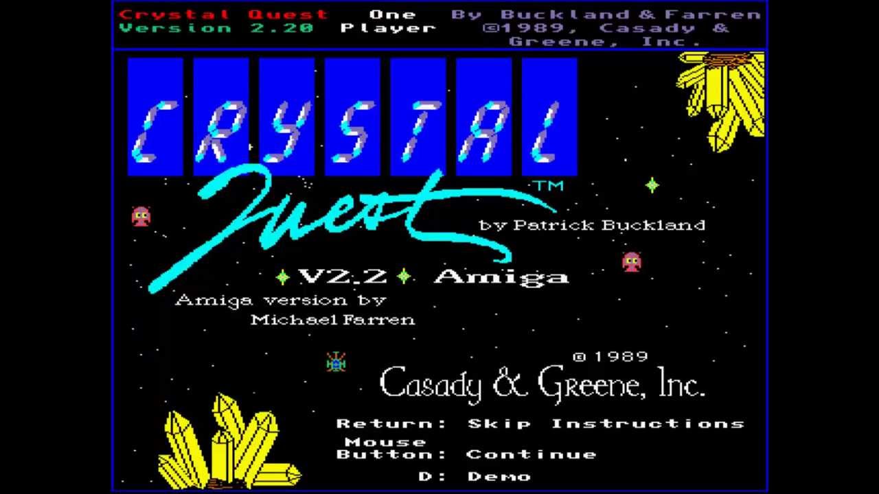 Crystal Quest (Amiga) (Gameplay)
