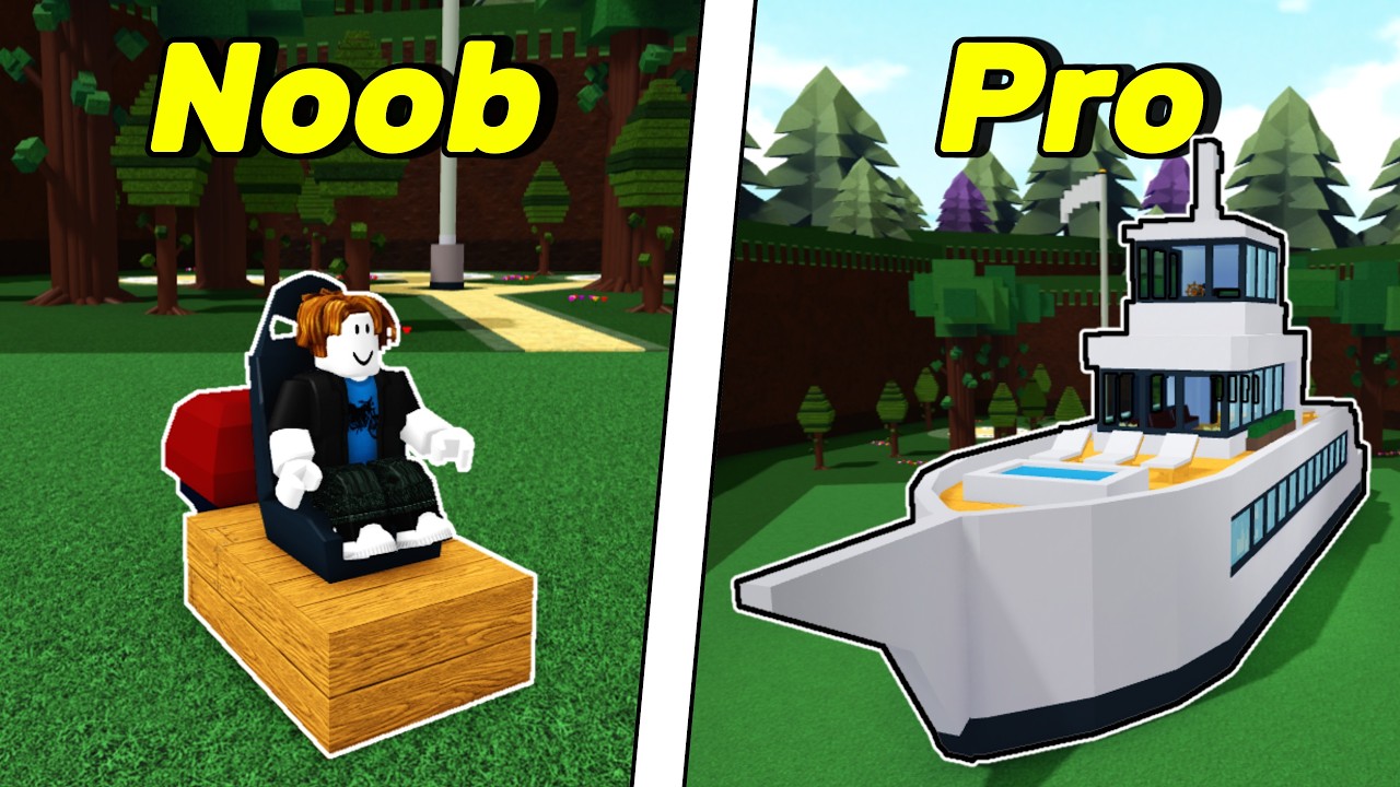 Can 6 Noobs Beat 1 Pro In Build A Boat For Treasure? (Part 2)