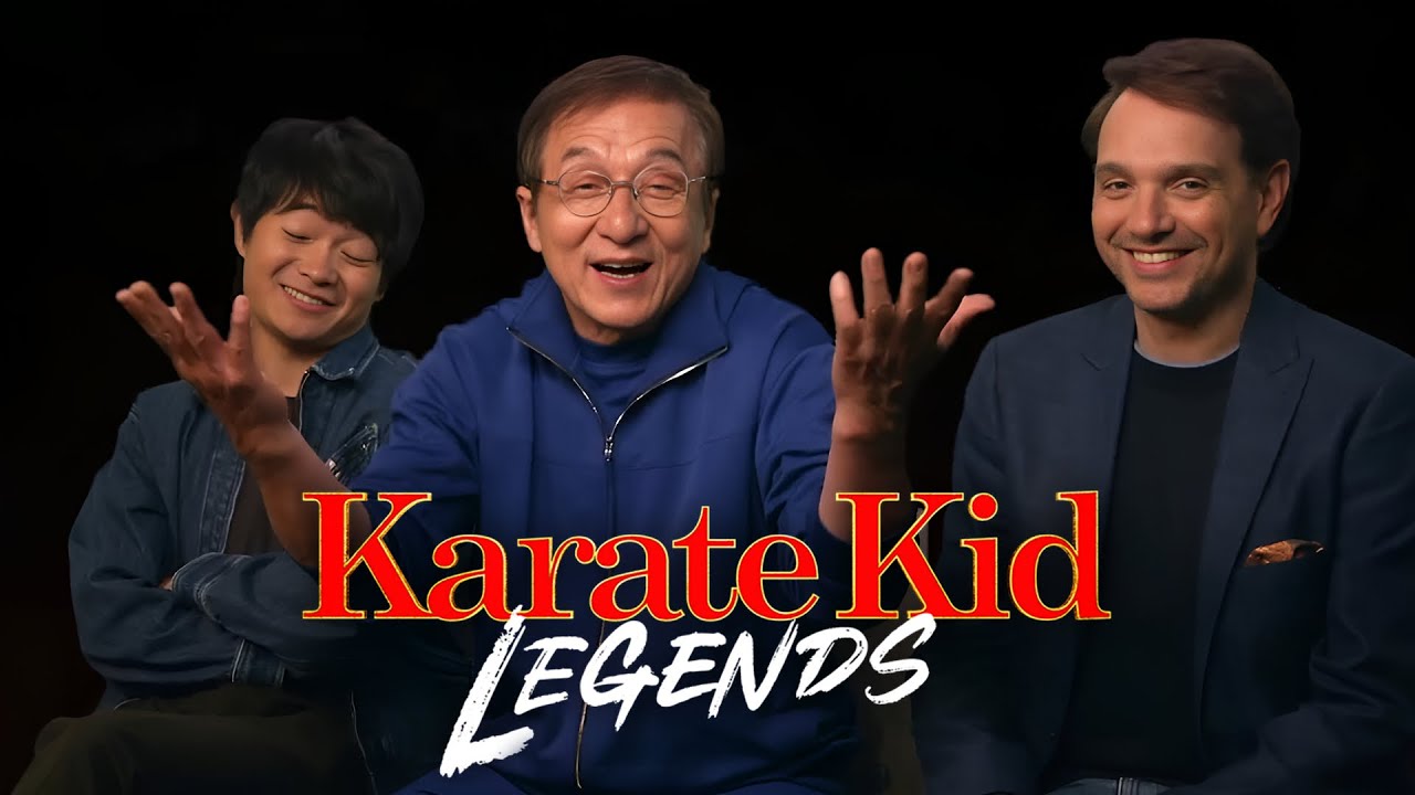 KARATE KID LEGENDS interviews Jackie Chan, Ben Wang, Ralph Macchio, Joshua Jackson, Sadie Stanley 4K