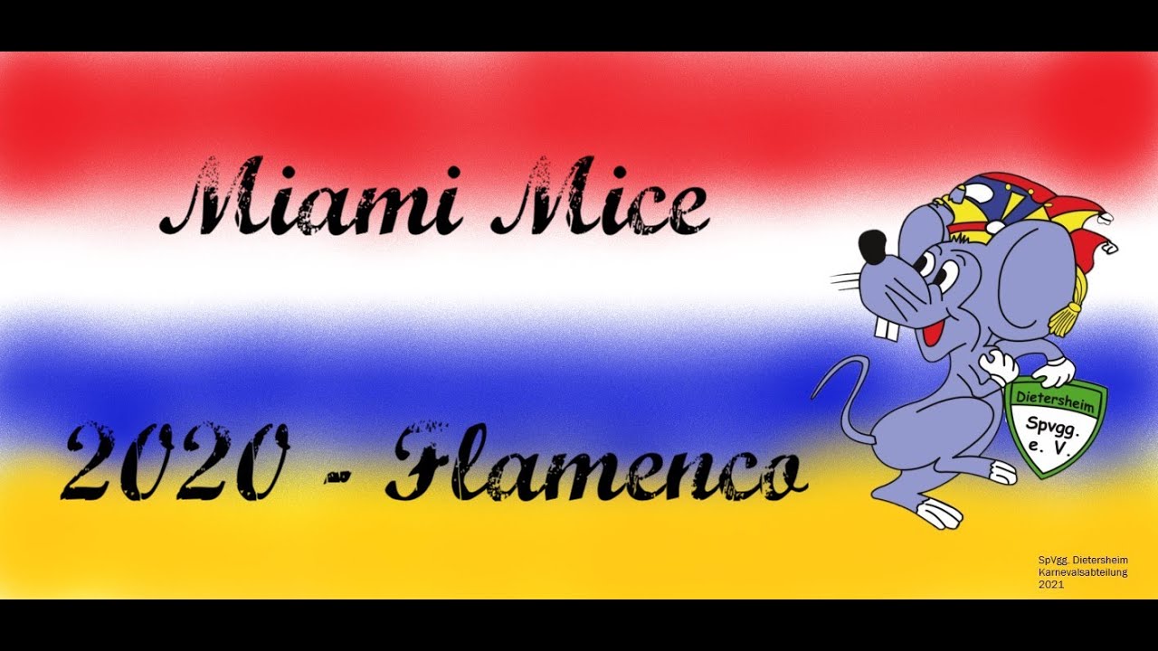 Männerballett Miami Mice - Flamenco (2020)