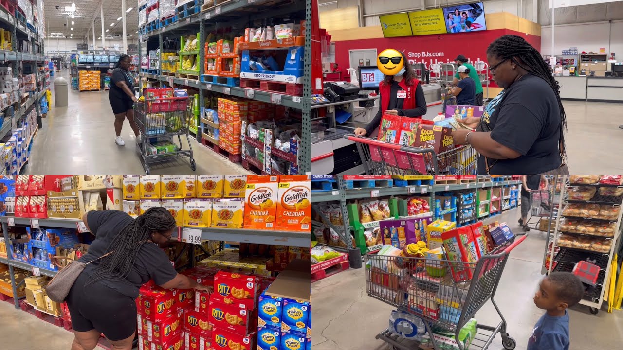 GROCERY SHOP WITH TIONA JAI AT BJ’s WHOLESALE CLUB | DID I STAY IN BUDGET OF $500???