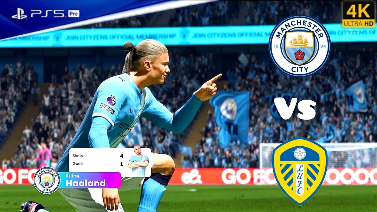 FC 26 Gameplay PS5 - Manchester city Vs Leeds United Full match 60fps HD graphics 