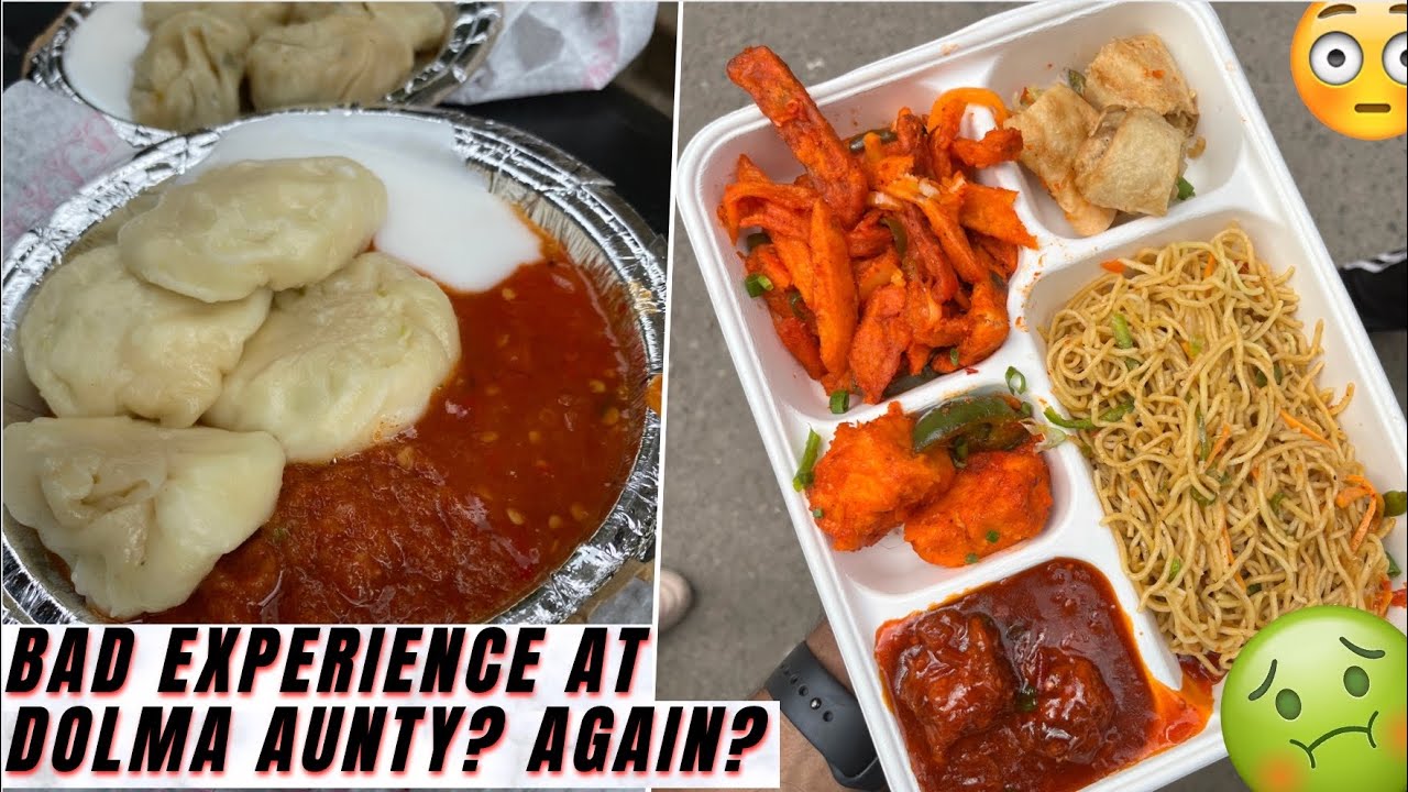 AGAIN BAD EXPERIENCE AT DOLMA AUNTY MOMO? 👎🏻🤢🤮|| DOLMA AUNTY MOMOS || VLOG || MYFOODCRUSHH